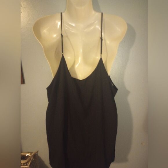 - Tahari spaghetti strap Cami with mesh inserts NWT - Picture 3 of 8